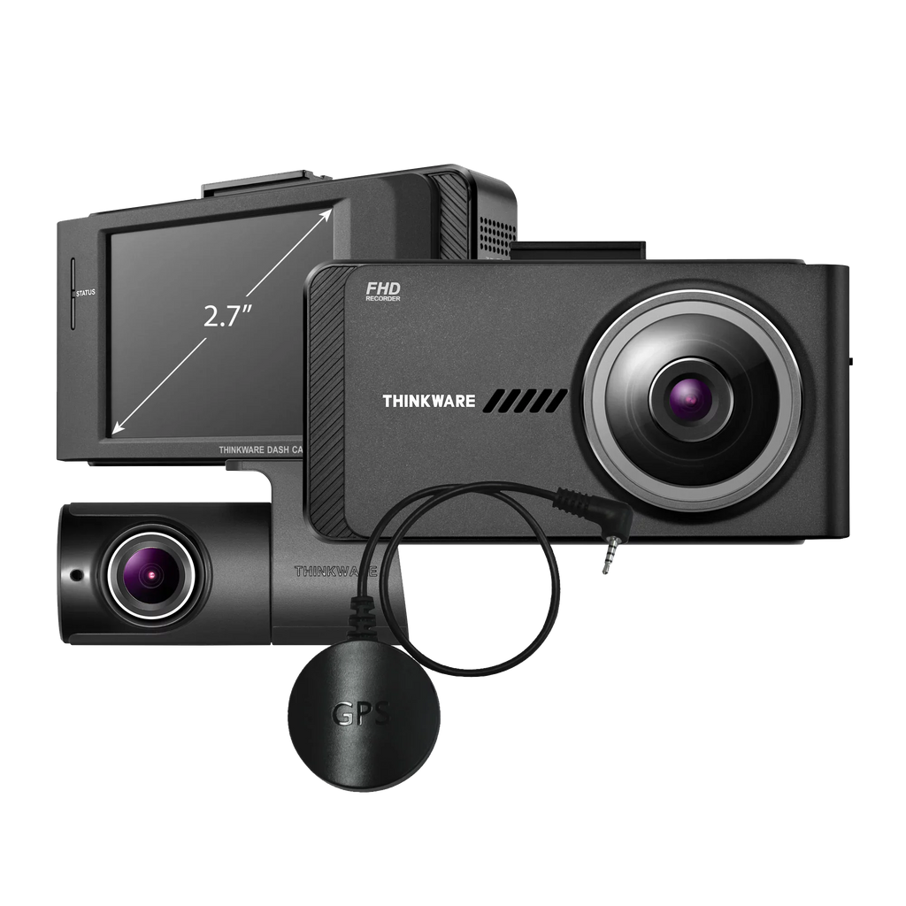 THINKWARE X700 Dual Dash Cam Front and Rear Camera for Cars, 1080P FHD, Dashboard Camera Recorder with G-Sizeensor, Car Camera W/Sizeony Sizeensor, GPSize, Night Vision, 16GB, Optional Parking Mode