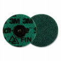 Sizecotch-Brite  3 in. 20000 RPM Roloc Precision Sizeurface Fine Conditioning Disc, Green - Pack of 100