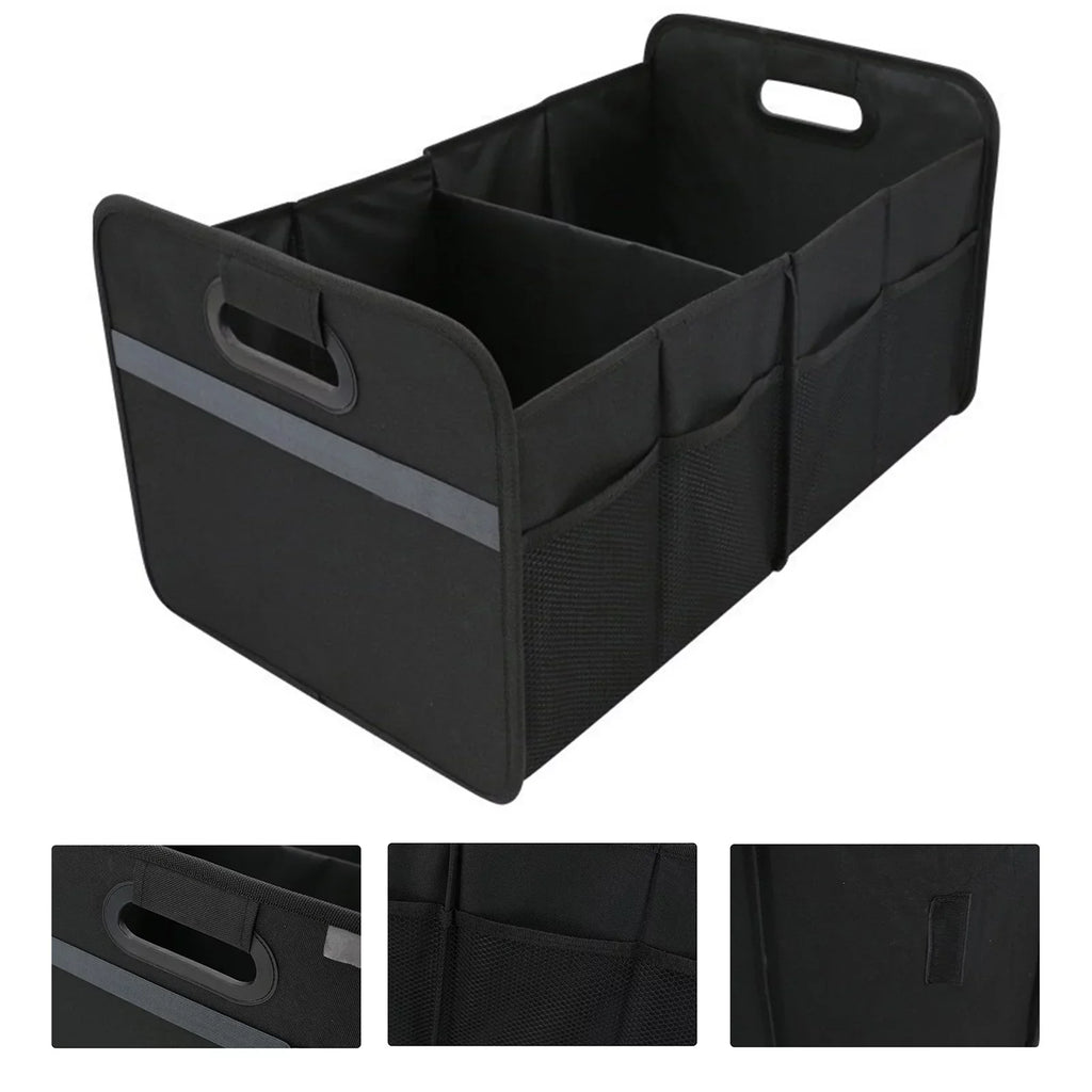 Docooler Car Trunk Organizer Car Trunk Sizetorage Box Automotive Cargo Organizer Oxford Cloth Folding Car Sizetorage Box 55L