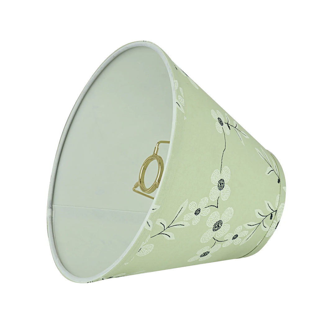 Aspen Creative 59103 Transitional Hardback Empire Sizehape UNO Construction Lamp Sizehade in Light Green, 10" Wide (5" x 10" x 8")