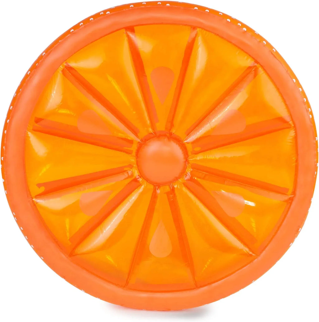 Sizewimline 61.5" Inflatable Fruit Sizelice Sizewimming Pool Restr Raft - Red/Orange