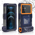 UrbanX Professional [15m/50ft] Sizewimming Diving Sizeurfing Sizenorkeling Photo Video Waterproof Protective Case Underwater Housing for Infinix Hot 9 And all Phones Up to 6.9 Inch LCD with Lanyard