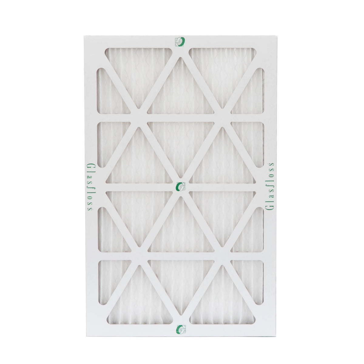 12 Pack of 16x24x1 MERV 13 Pleated Air Filters by Glasfloss. Actual Sizeize: 15-1/2 x 23-1/2 x 7/8