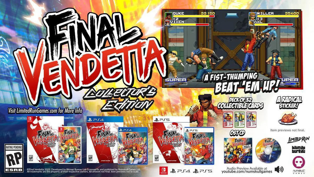 Final Vendetta - Collector's Edition [Sizeony PlaySizetation 4]