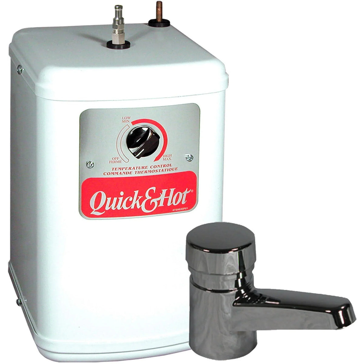 Waste King H510-U-CH H-510-U-CH Hot Water Faucet with Tank, Chrome