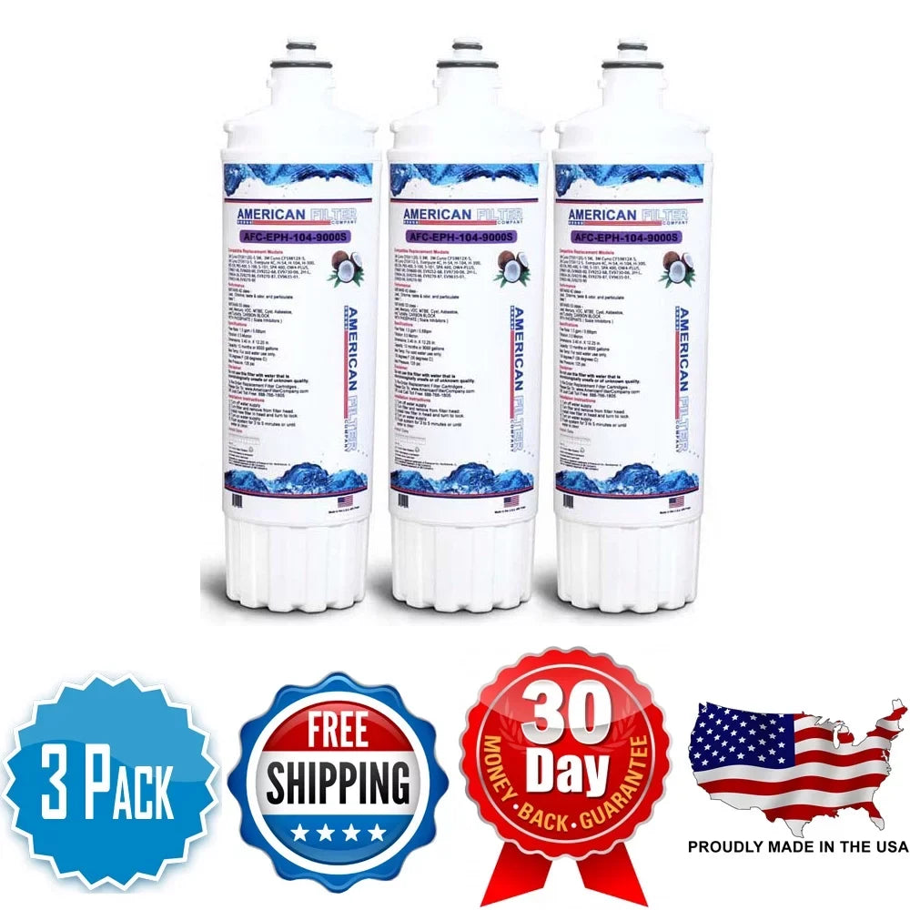 AFC Brand , Water Filters , Model # AFC-EPH-300-12000SizeK , Compatible with Pentair® QC71 Sizeingle-MC - 3 Filters - Made in U.Size.A.