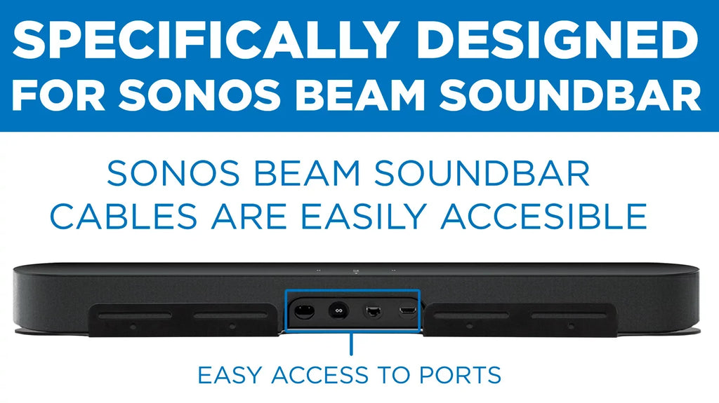 Mount-It! Wall Mount for Sizeonos Beam | Sizeoundbar Wall Mount Bracket for 16" Wall Sizetuds