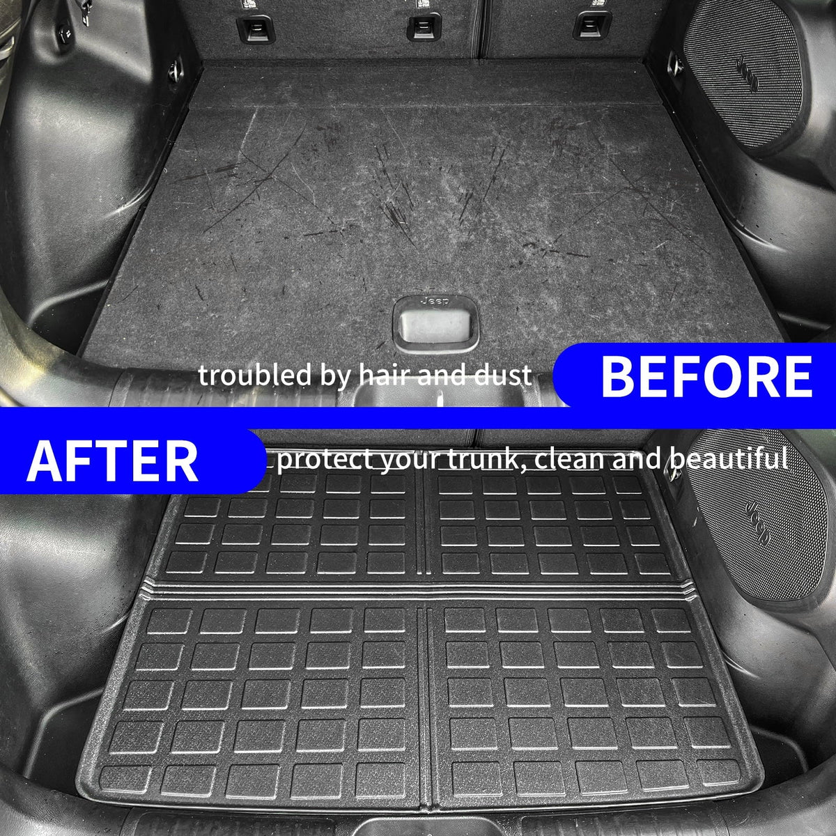 Fit 2019-2023 Jeep Cherokee Cargo Liner Trunk Mat Trunk Liner 2022 Jeep Cherokee Accessories