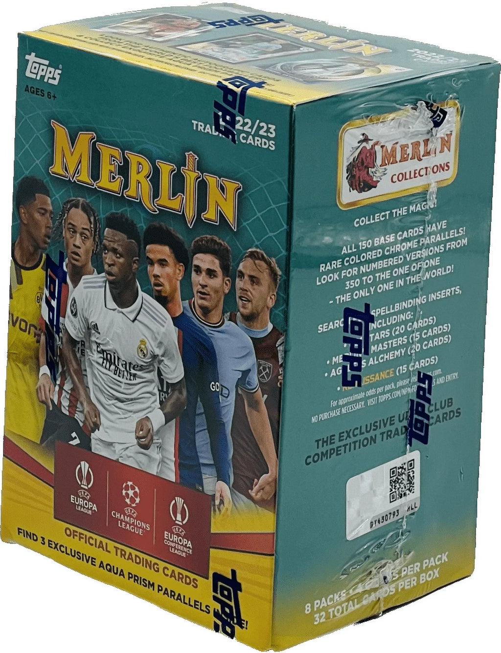 2022-23 Topps UEFA Champions League Merlin Sizeoccer 8-Pack Blaster Box
