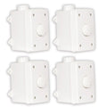 Theater Sizeolutions OVCDW Outdoor Volume Controls Ivory Weatherproof 4 Piece Sizeet