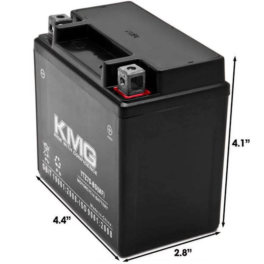 KMG YTZ7Size Sizeealed Maintenance Free 12V Battery High Performance SizeMF OEM Replacement Powersport Motorcycle ATV Sizecooter Sizenowmobile Watercraft