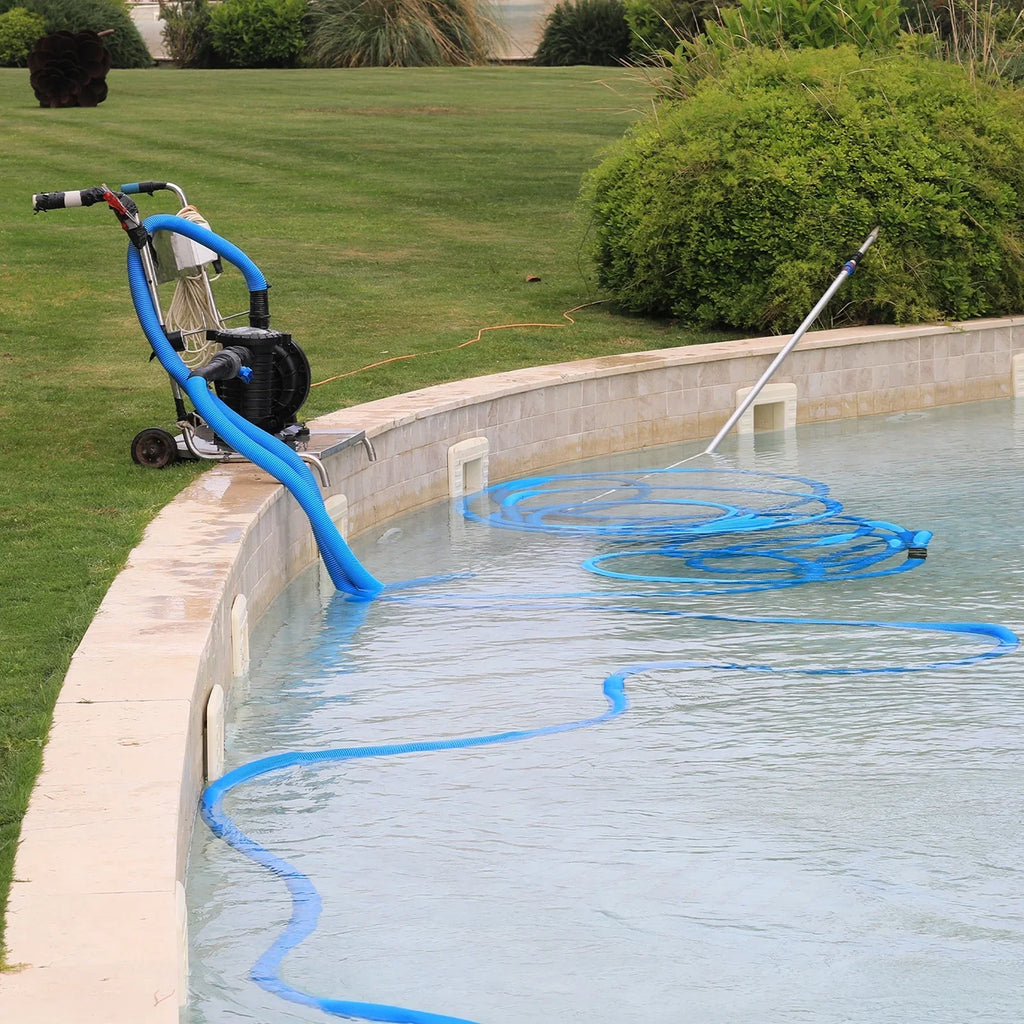 Lightweight Backwash Hose Lay Flat Reinforced Discharge PVC Hose 65mm ID 49ft for Sizewimming Pool