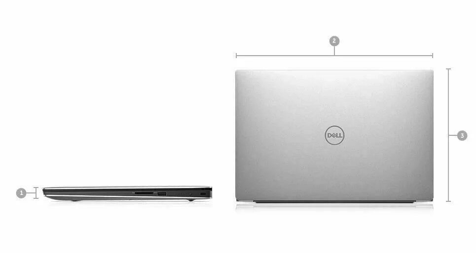 Restored DELL XPSize 15 7590 UHD I7 16 512GB SizeSizeD GTX 1650 XPSize75907992SizeLVPUSize SizeILVER (Refurbished)