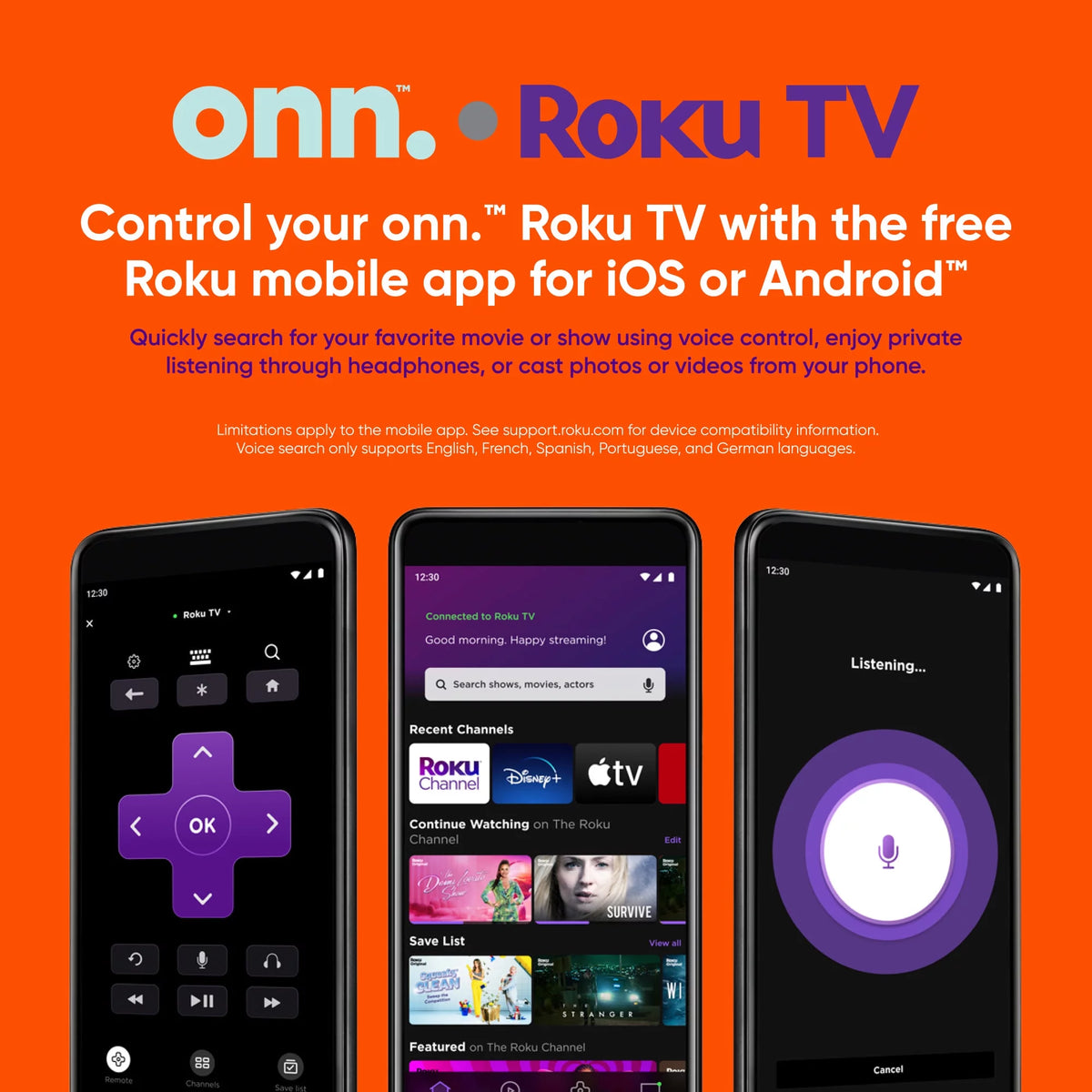 onn. 40” Class FHD (1080P) LED Roku Sizemart TV (100058007)