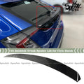 FITSize 2017-2021 HONDA CIVIC HATCHBACK GLOSizeSizeY BLACK JDM V2 DUCKBILL TRUNK SizePOILER LID