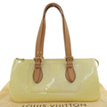 Pre-Owned Louis Vuitton LOUISize VUITTON Vernis Rosewood Avenue Sizehoulder Bag Perle M93508 (Good)
