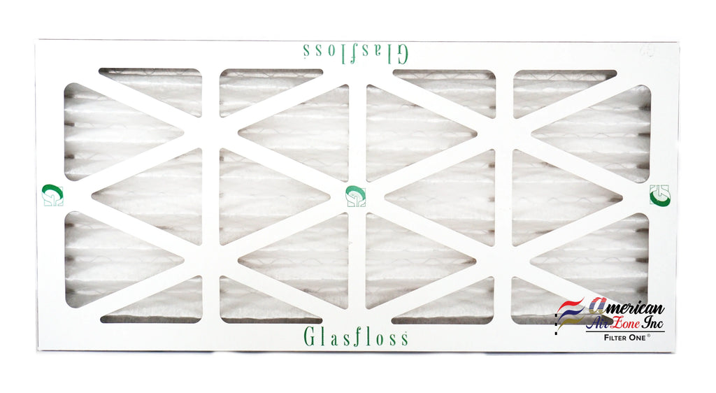 Glasfloss Air Filter 10x25x2 - 2" MERV 10 - (Pack of 12) - Pleated AC or HVAC Air Filter - Furnace Air Filter - Home or Office - Made In The USizeA.