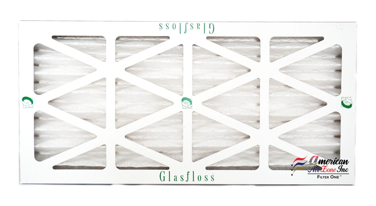 Glasfloss Air Filter 10x25x2 - 2" MERV 10 - (Pack of 12) - Pleated AC or HVAC Air Filter - Furnace Air Filter - Home or Office - Made In The USizeA.