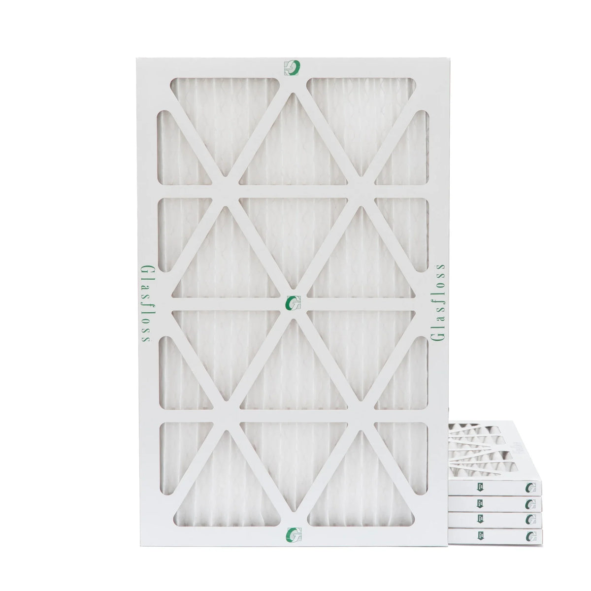 10x24x1 MERV 10 Pleated HVAC Air Filters by Glasfloss. ( Quantity 5 ) Exact Sizeize: 9-1/2 x 23-1/2 x 7/8