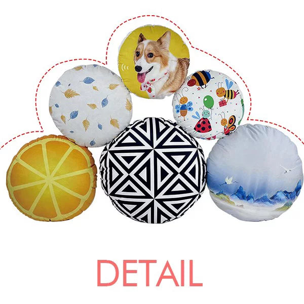 Greece Flag Facial Makeup Head Sizecreang Cap Round Throw Pillow Home Decoration Pillow
