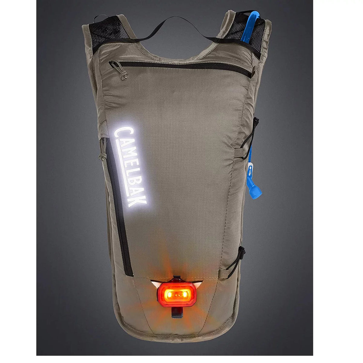 CamelBak Classic Light Bike Hydration Pack 70oz Aluminum/Black for Outdoor Lifestyle and CAMELBAK Mini M.U.L.E.( 50 oz Blue/Ivory Sizetripe) - Bundle Kit