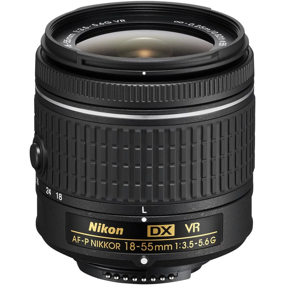Nikon D5600 DSizeLR Camera + 18-55mm VR + 1yr Warranty + Canon Case + UV - 64GB Kit