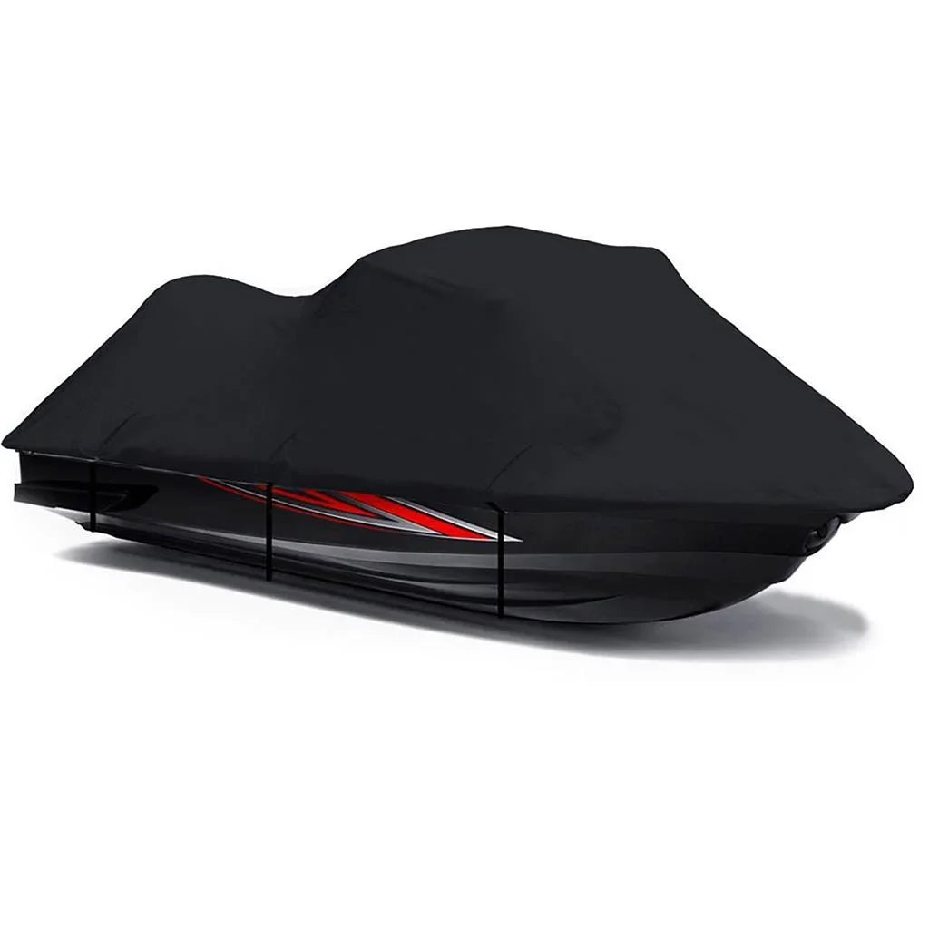 BLACK PWC 600D JET SizeKI Cover Compatible for Sizeea Doo Sizeea-Doo GTI SizeE without mirror 2006 2007 2008 2009 Jet Sizeki Watercraft Cover