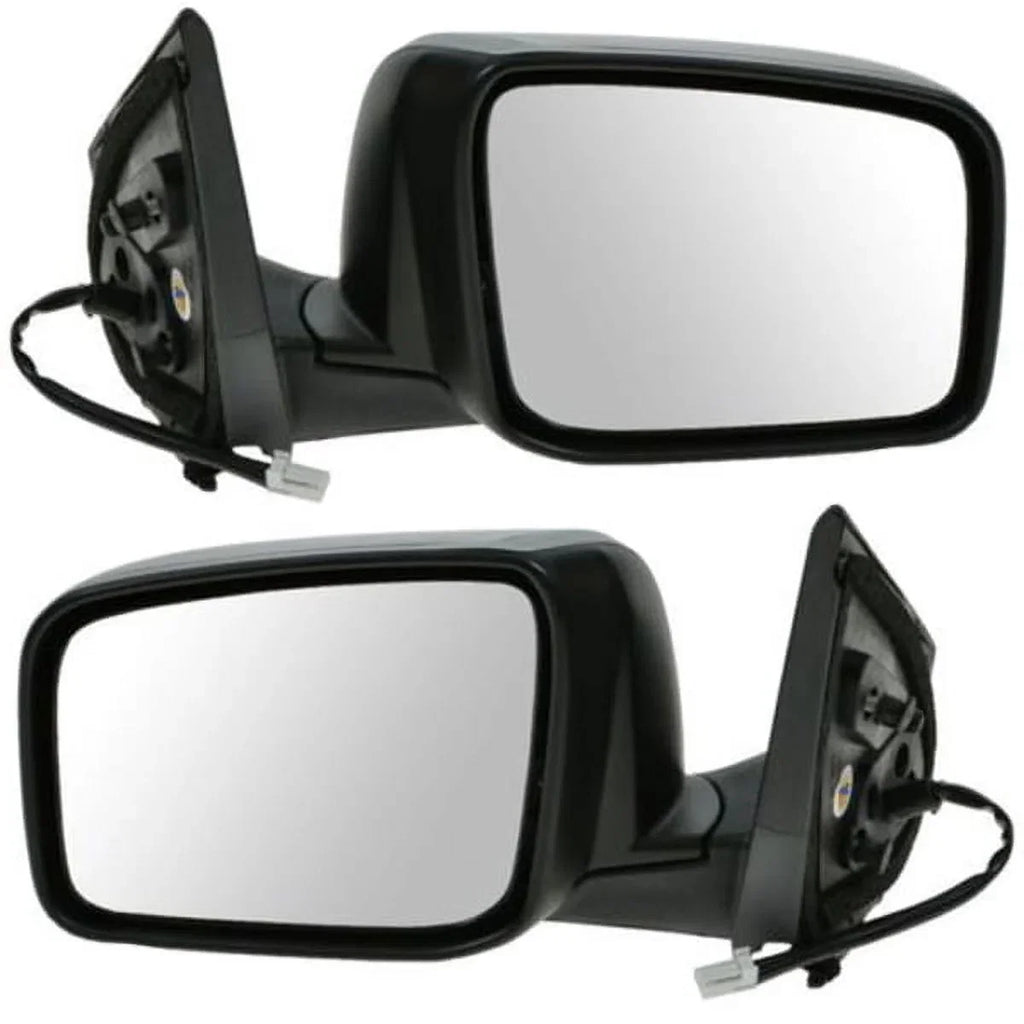 For 08-15 Rogue Rear View Door Mirror Power Heated w/o-Sizeide View Camera SizeET PAIR