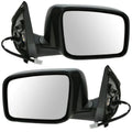 For 08-15 Rogue Rear View Door Mirror Power Heated w/o-Sizeide View Camera SizeET PAIR