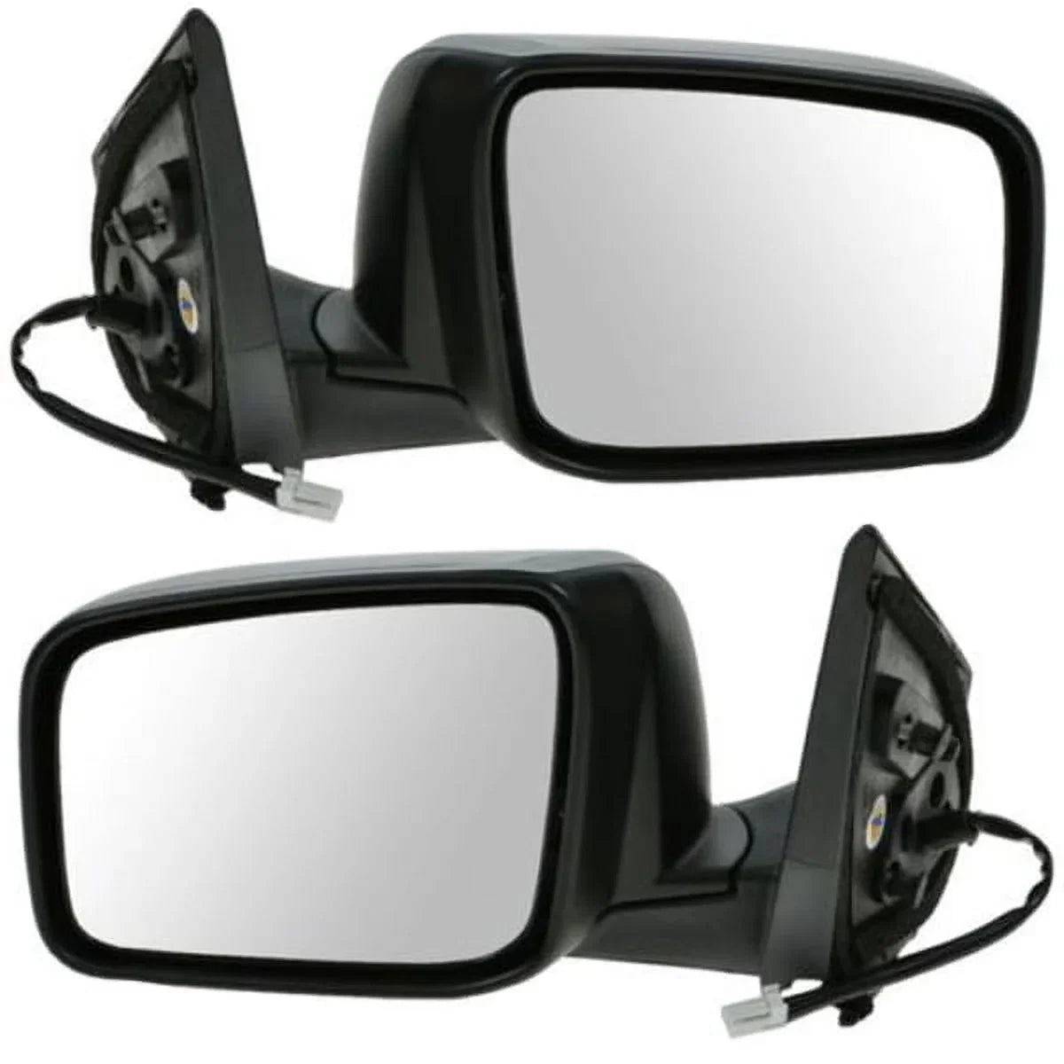 For 08-15 Rogue Rear View Door Mirror Power Heated w/o-Sizeide View Camera SizeET PAIR