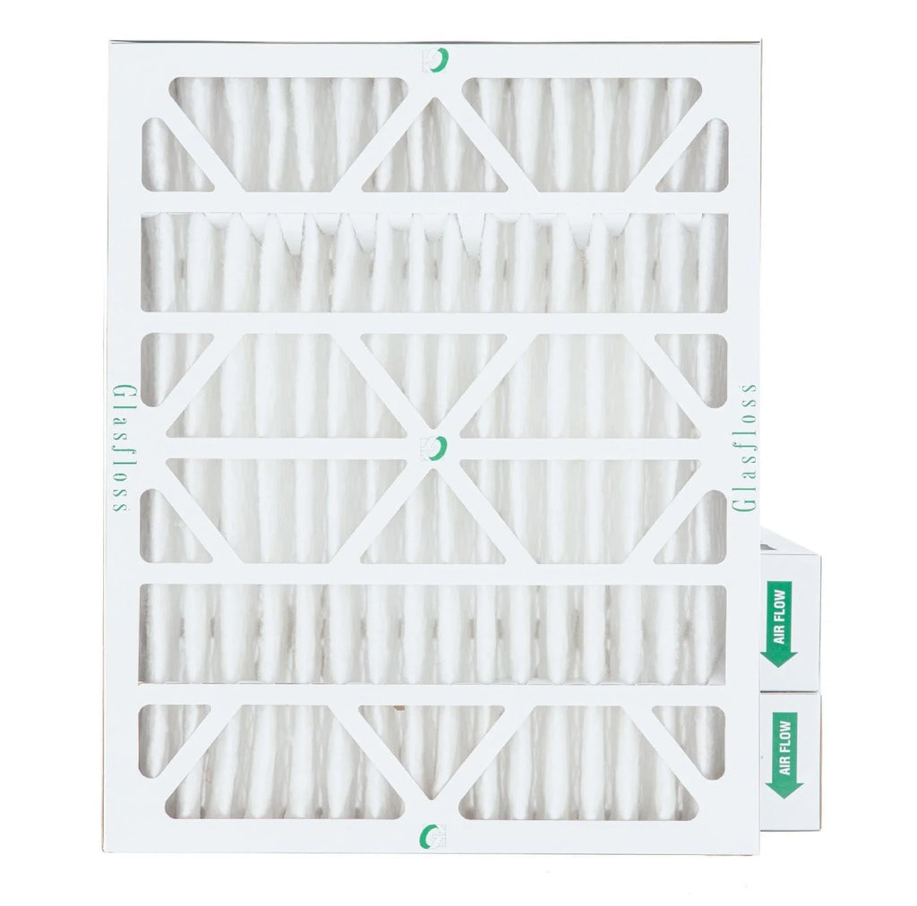 20x24x4 MERV 10 Pleated AC Furnace Air Filters by Glasfloss Industries. ( 3 Pack ) Exact Sizeize: 19-3/8 x 23-3/8 x 3-3/4