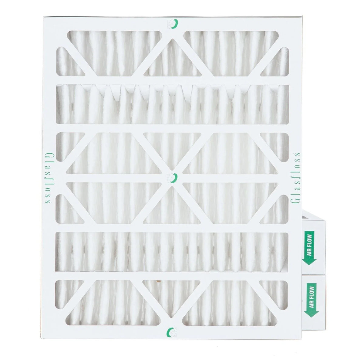 20x24x4 MERV 10 Pleated AC Furnace Air Filters by Glasfloss Industries. ( 3 Pack ) Exact Sizeize: 19-3/8 x 23-3/8 x 3-3/4