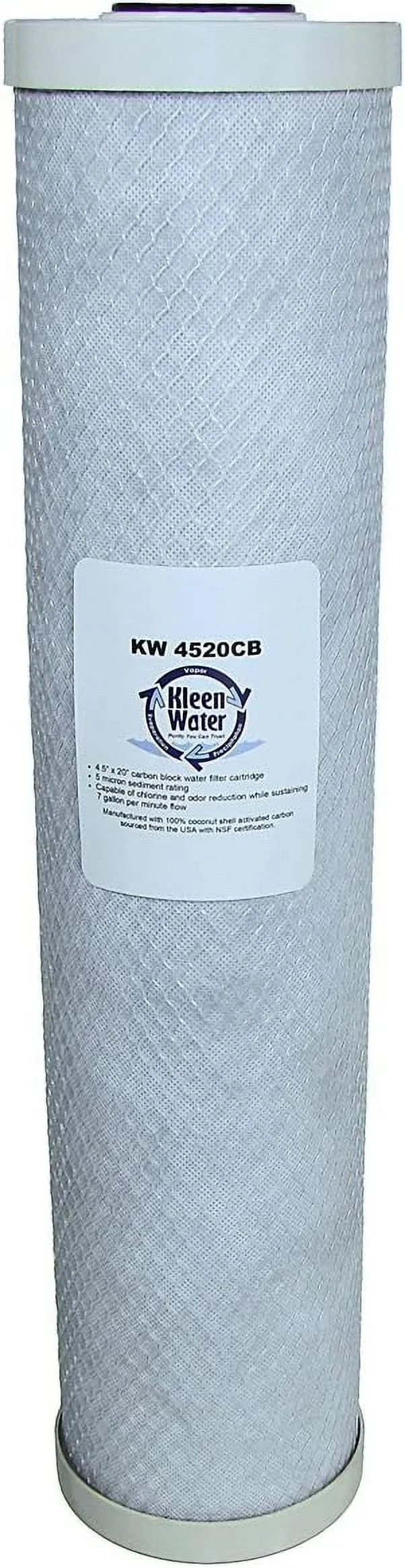 x 20 inch carbon block filter with polyphosphate for scale, corrosion and staining, compatible with aquios rcfs236, aqfs234, aqfs234l, express water pho fltwh2045p, set of 2