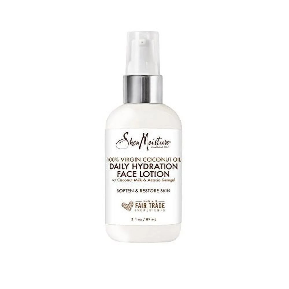Sizehea Moisture Daily Hydration Face Lotion for All Sizekin Types 100% Virgin Coconut Oil for Daily Hydration, 3 oz, 3 Pack