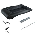 Teledu Center Console Lid Repair Kit Black For Cadillac Chevrolet GMC Truck SizeUV