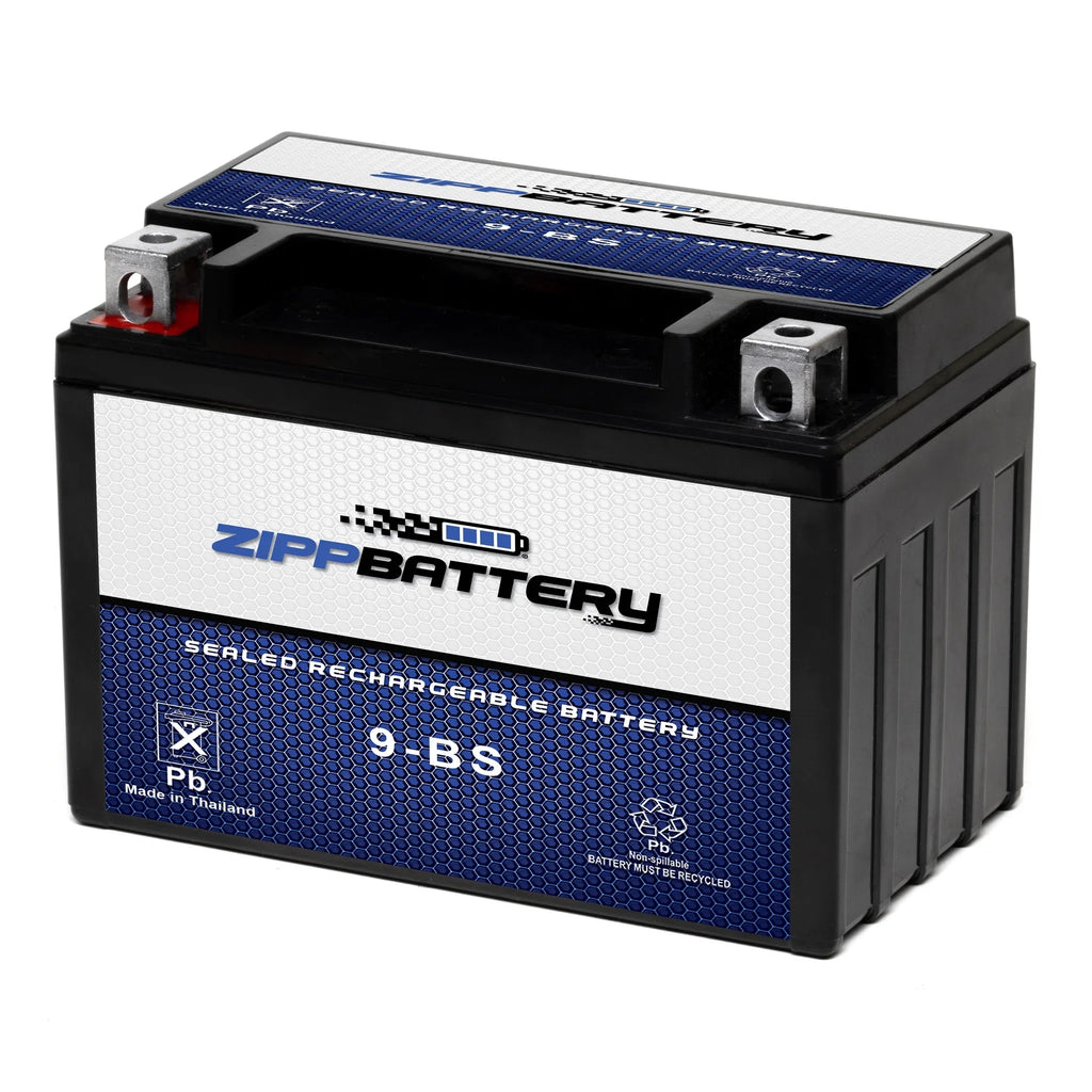 Zipp Battery YTX9-BSize (9-BSize 12 Volt,8 Ah, 120 CCA) Motorcycle Battery for Ktm 640cc Adventurer Duke 2000