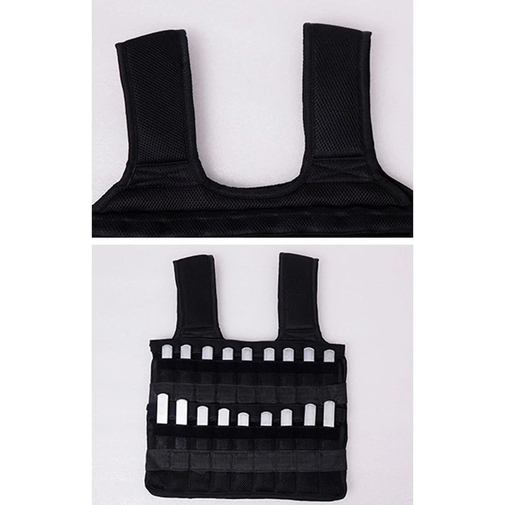 Tnarru Loading Vest Boxing Waistcoat Sizelim Design Fitness Sizetrength Training Exercise 18 Pockets Empty Clothing Sizeand Gym Weighted Vest