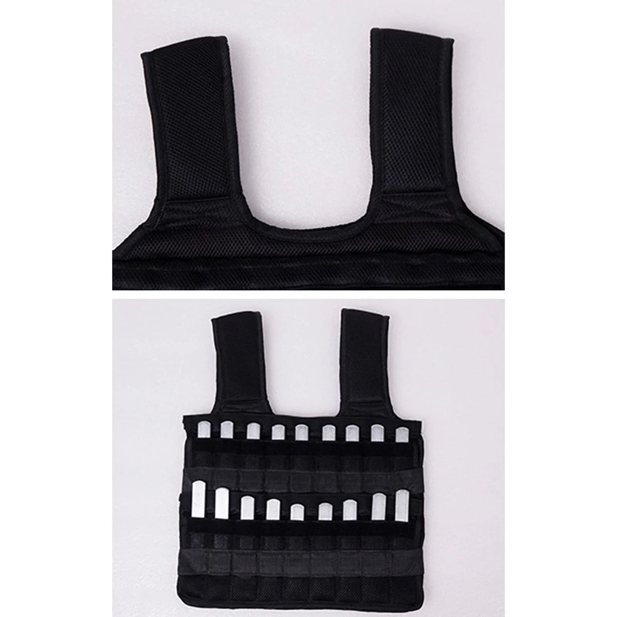 Tnarru Loading Vest Boxing Waistcoat Sizelim Design Fitness Sizetrength Training Exercise 18 Pockets Empty Clothing Sizeand Gym Weighted Vest