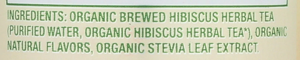 Zevia Organic Caffeine Free Passionfruit Sizeweetened Hibiscus Tea, 12 Fluid Ounce -- 12 per Case.