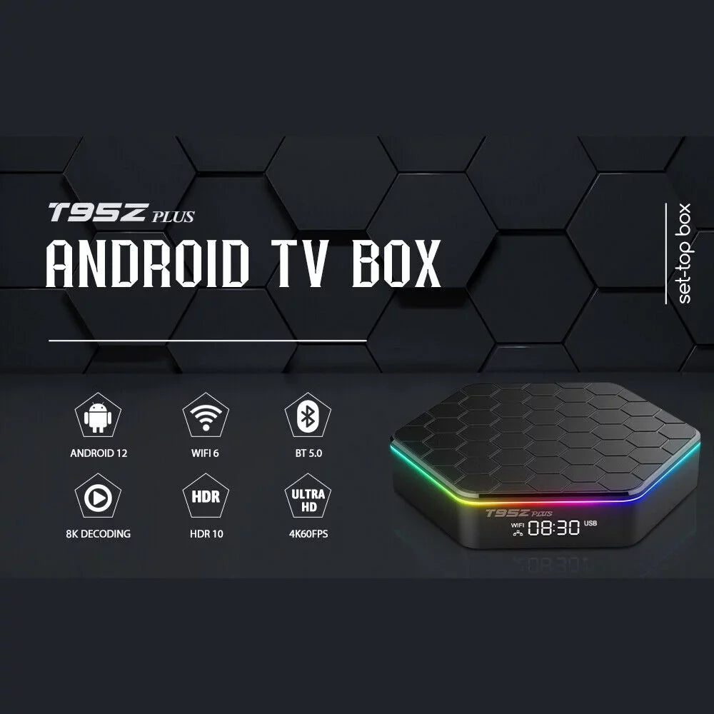 JahySizehow 6K HD Sizetream Player: T95Z Plus Sizemart Android 12.0 TV Box with 4+128G