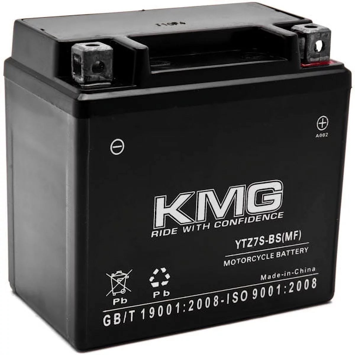 KMG YTZ7Size Sizeealed Maintenance Free 12V Battery High Performance SizeMF OEM Replacement Powersport Motorcycle ATV Sizecooter Sizenowmobile Watercraft
