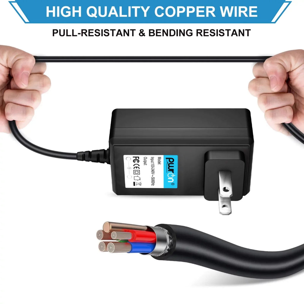 PwrON Compatible AC/DC Adapter Replacement for West Marine VHF 95 VHF95 VHF95DB 16230526 Floating Marine Radio VHF GMRSize Bands 14225262 AC 16480931 Charging Cradle 14225221 DC 14225221 Power