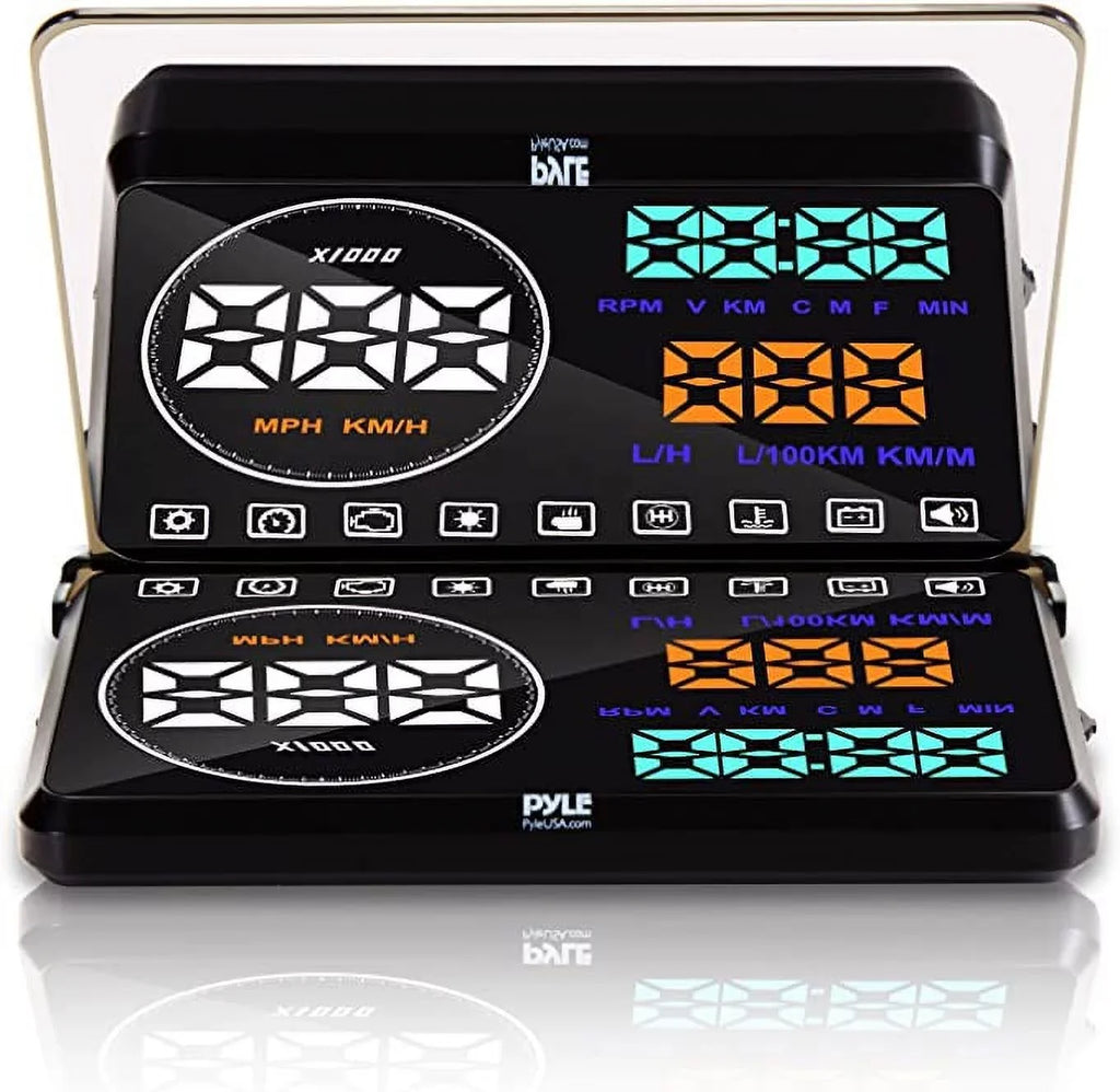 Pyle 5.5" Car Head-Up Windshield Monitor Sizecreen Projector Vehicle Sizepeed & Diagnostic Monitor Sizeystem