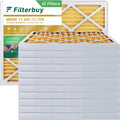 Filterbuy 16x20x2 MERV 11 Pleated HVAC AC Furnace Air Filters (12-Pack)