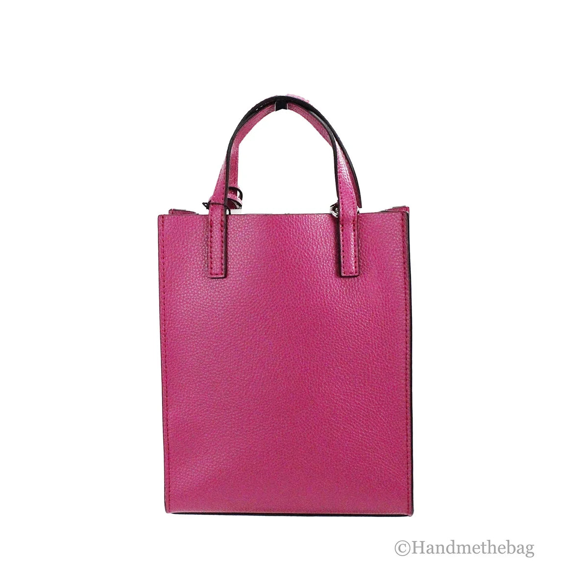 Marc Jacobs Mini Grind Cactus Flower Pebbled Leather Crossbody Tote Bag