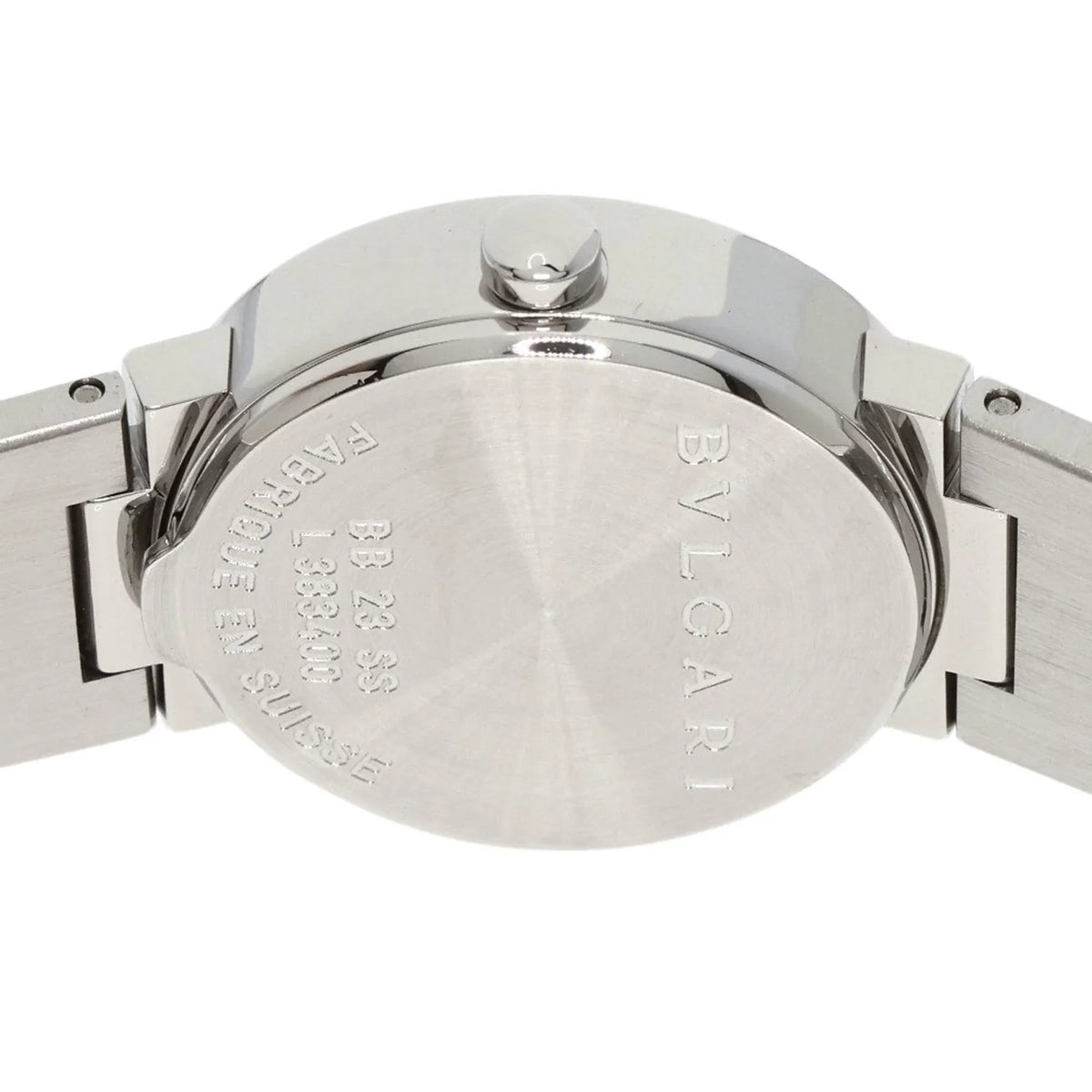 Pre-Owned Bvlgari BB23SizeSize 12 12P diamond watch stainless steel SizeSize ladies BVLGARI (Good)