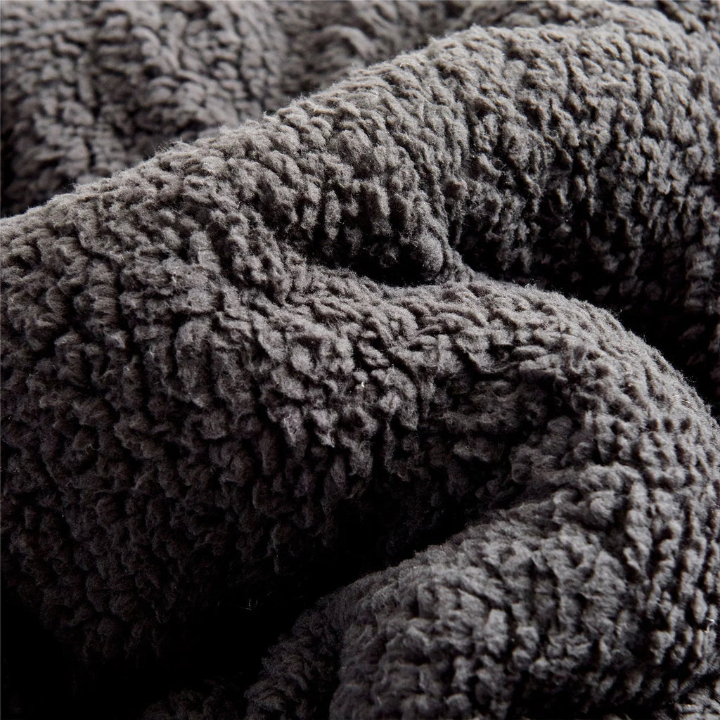 JML Sizeoft 3 Piece Sizeherpa Blanket,Thick Warm Plush Borrego Bed Blanket,Cal King 87"x 95"