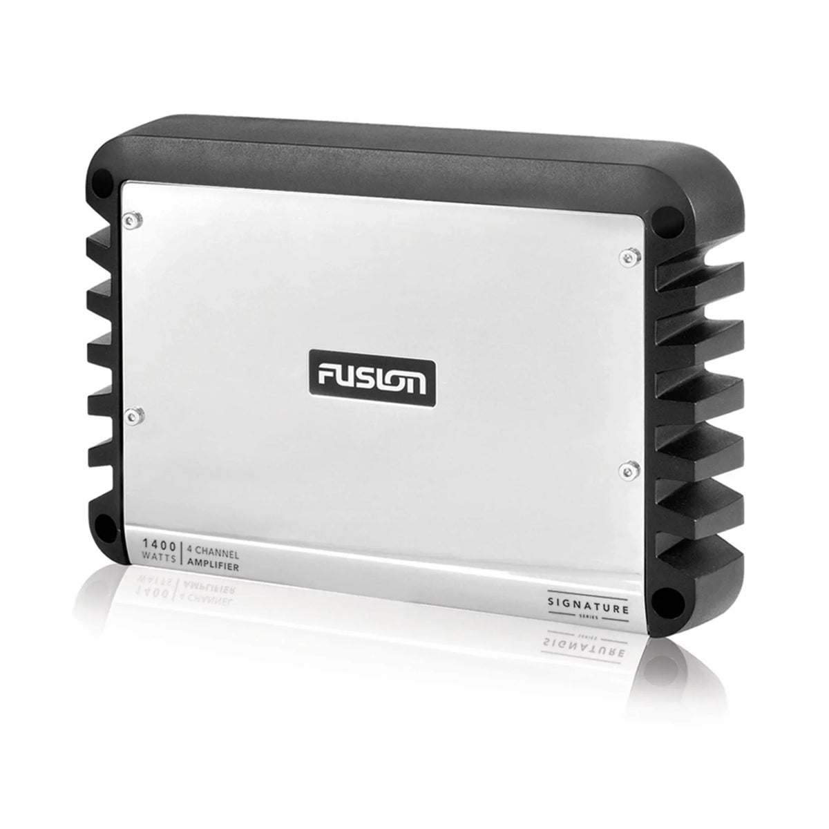 Fusion SizeG-FLT772SizePW 7.7'' Sizeports Ivory Tower Sizepeaker with Fixed Clamps and SizeG-DA41400 4-Channel Amplifier