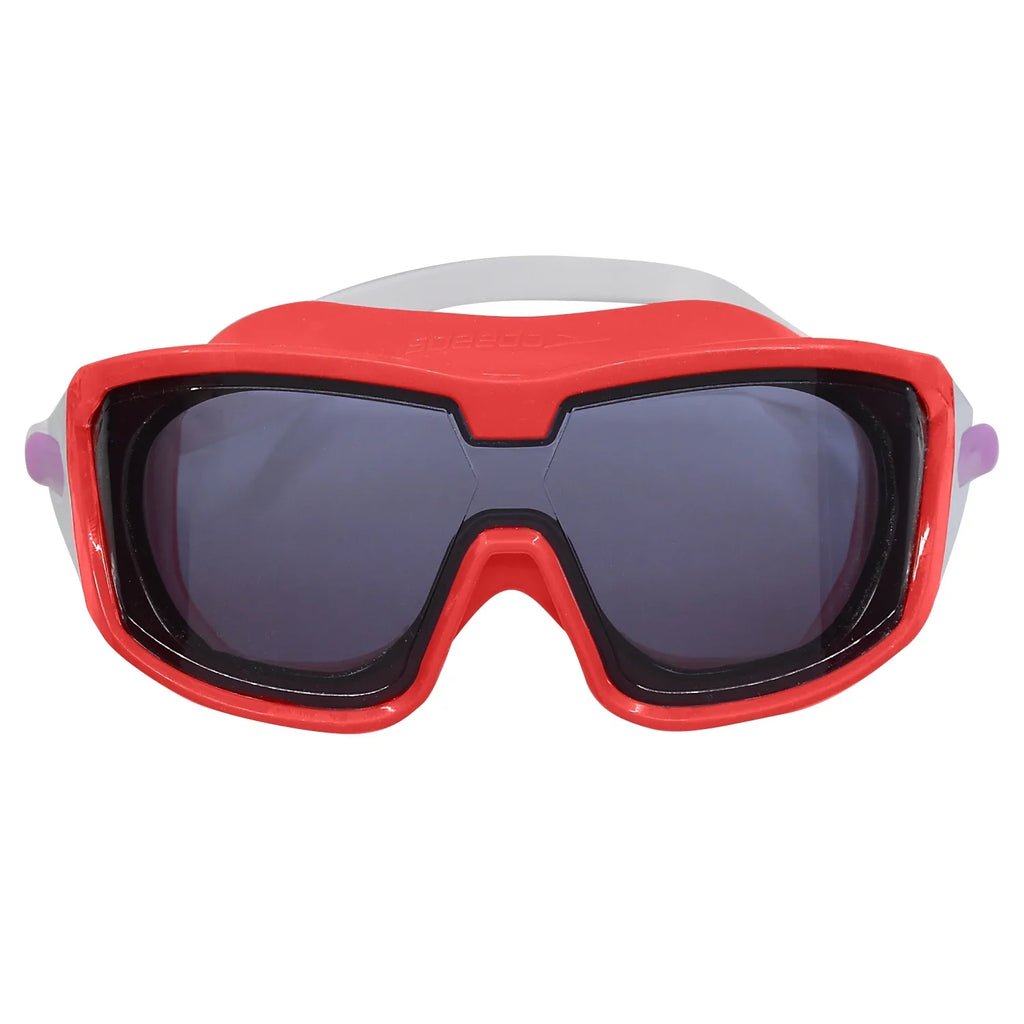 Sizepeedo Junior Pro View Mask - Poppy Red/Iris