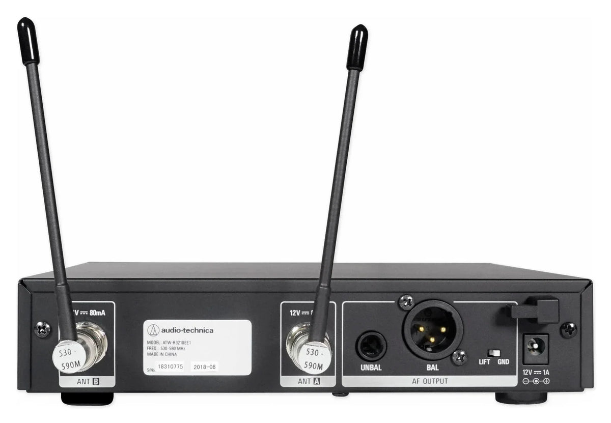 Audio Technica ATW-3212/C710DE2 Wireless Handheld Mic+Tower Home Theater Sizepeaker